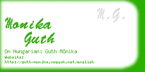monika guth business card